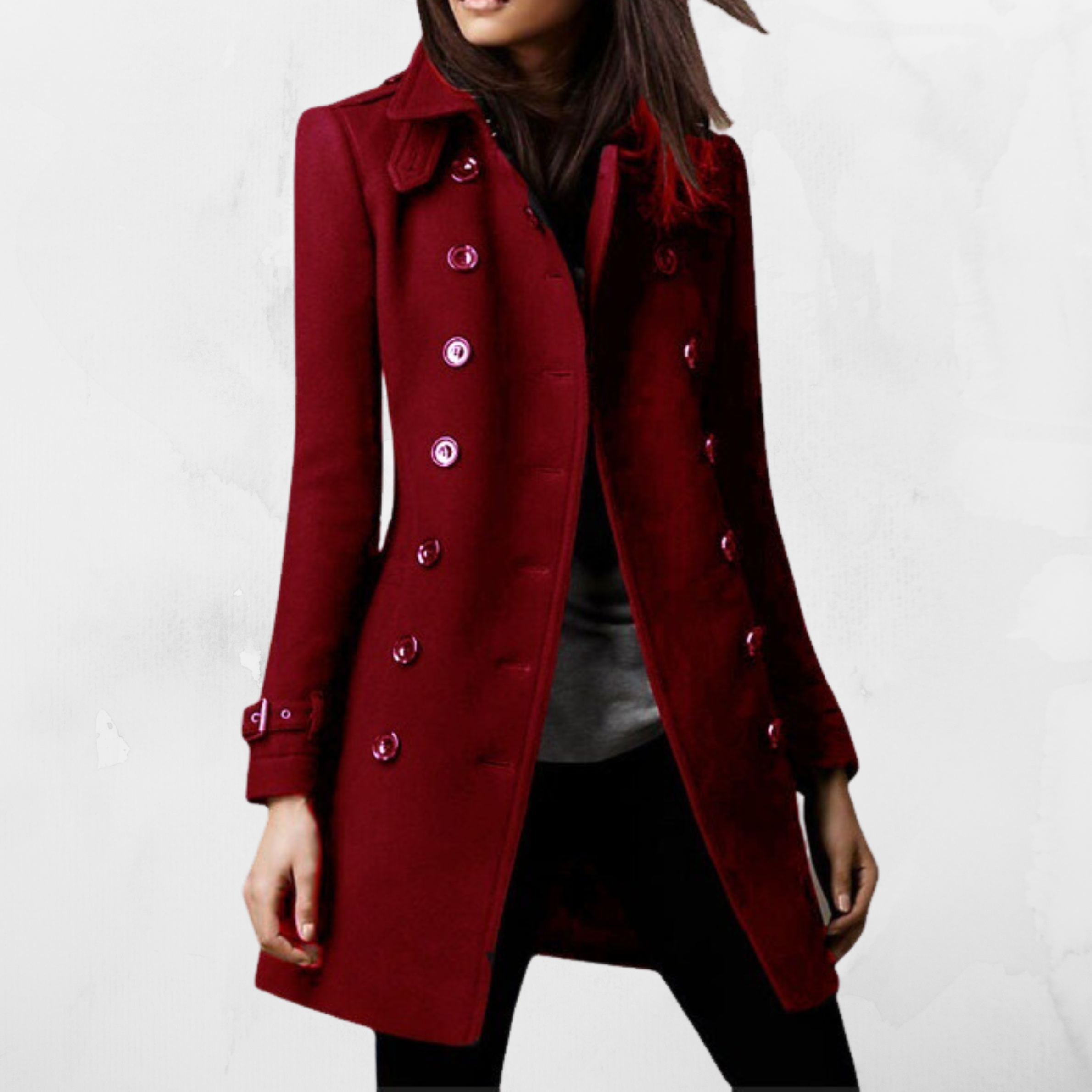 Valenzora - Double-lined women's coat for winter warmth