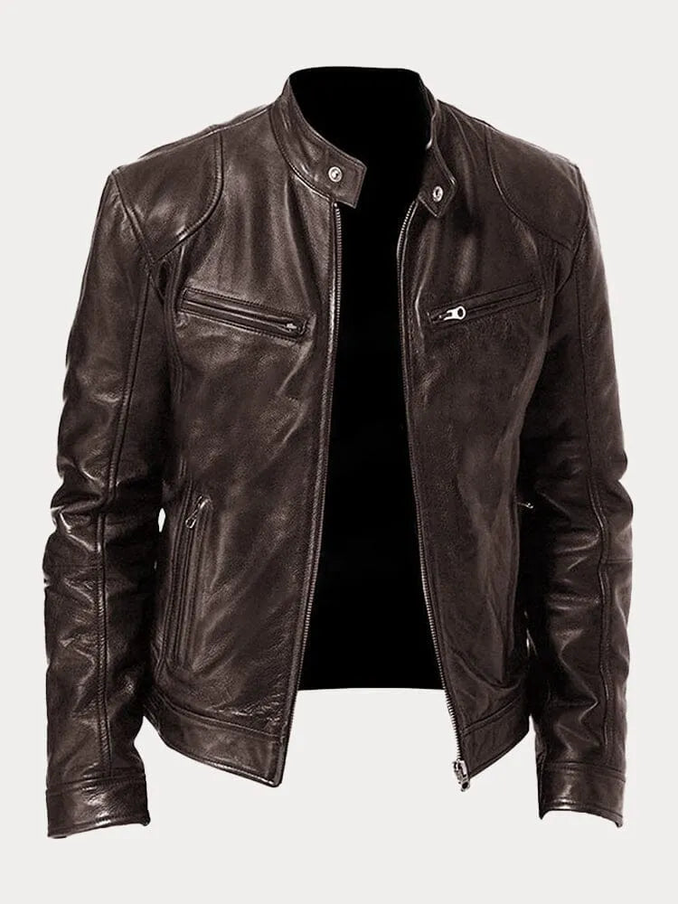 Valenzora | Casual leather jacket