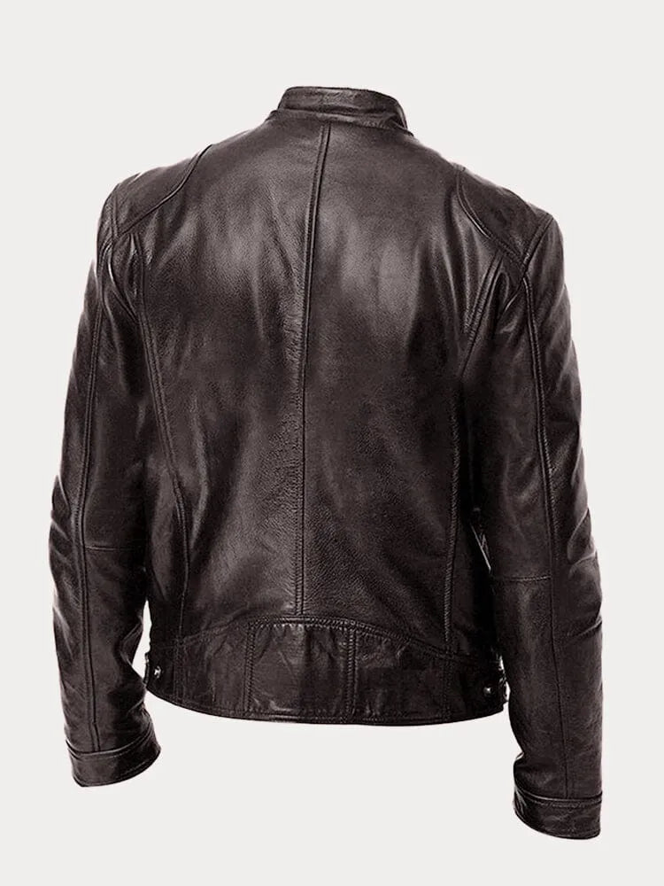 Valenzora | Casual leather jacket: Timeless style and comfort