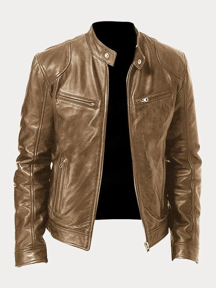 Valenzora | Casual leather jacket: Timeless style and comfort