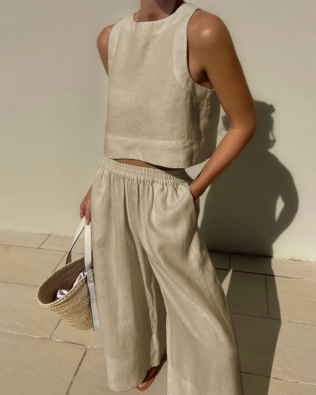 Valenzora | Two-piece linen set