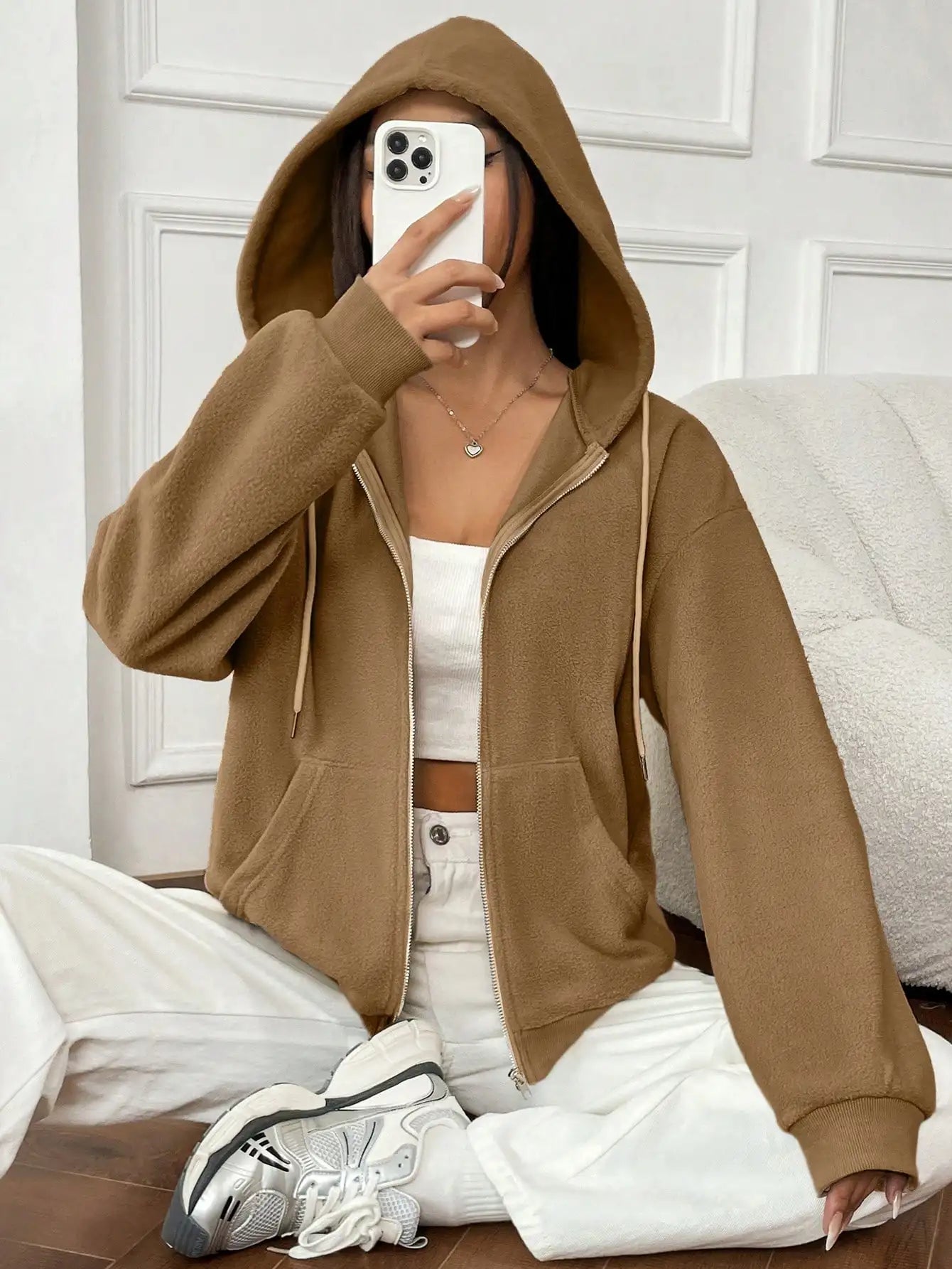Valenzora | Hooded jacket with zipper