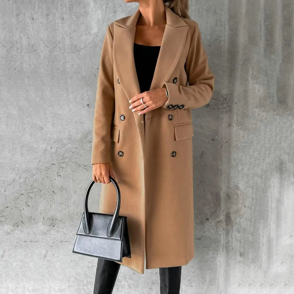 Valenzora | Eleganter langer Mantel für Frauen