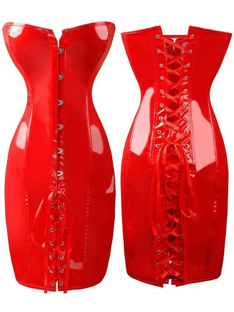 Valenzora | Latex-bound dress without straps