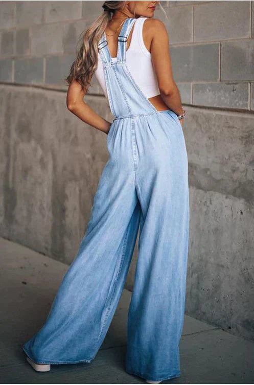 Valenzora | Damen-Jeans-Jumpsuit