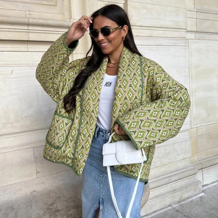 Valenzora | Elegant printed jacket for women
