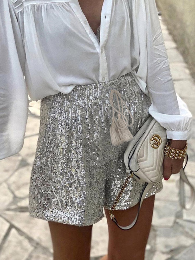 Valenzora | Glitter Shorts for Women