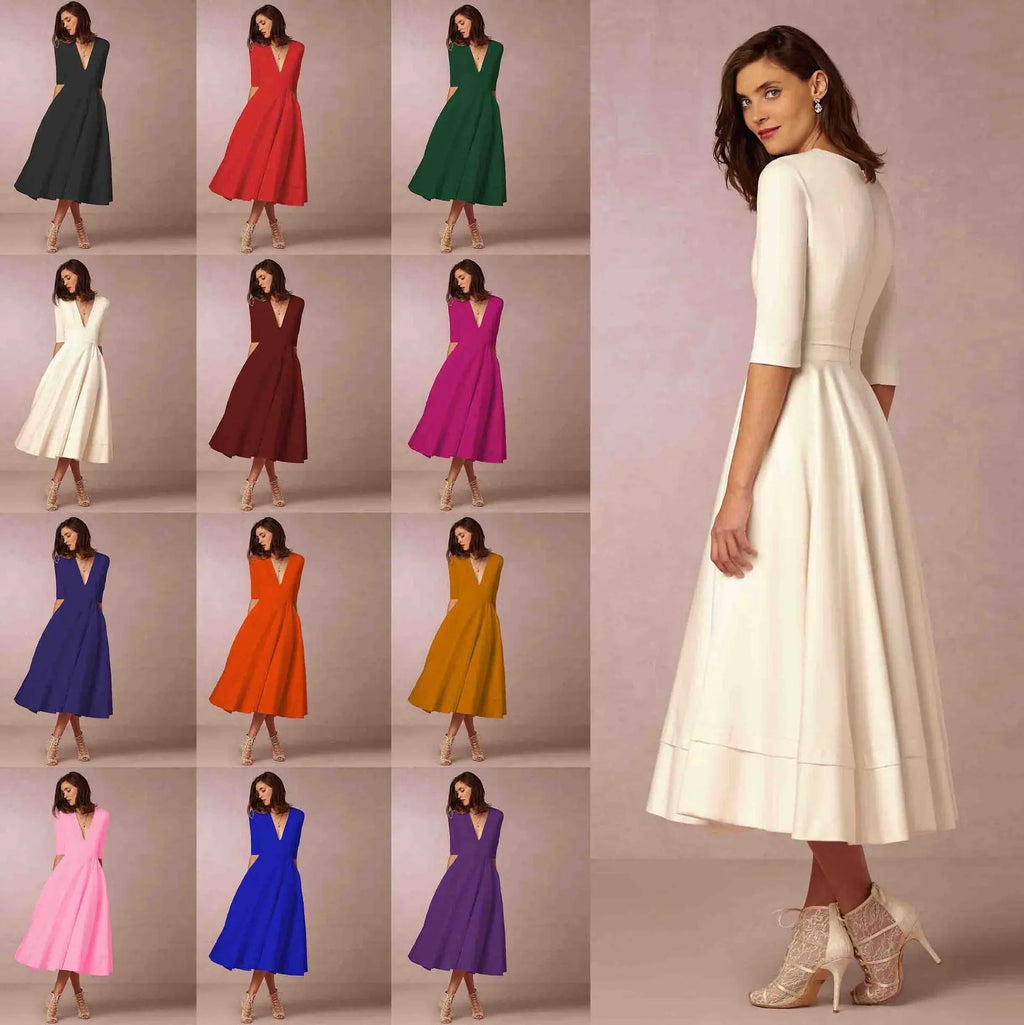 Valenzora | Elegantes langes Damenkleid