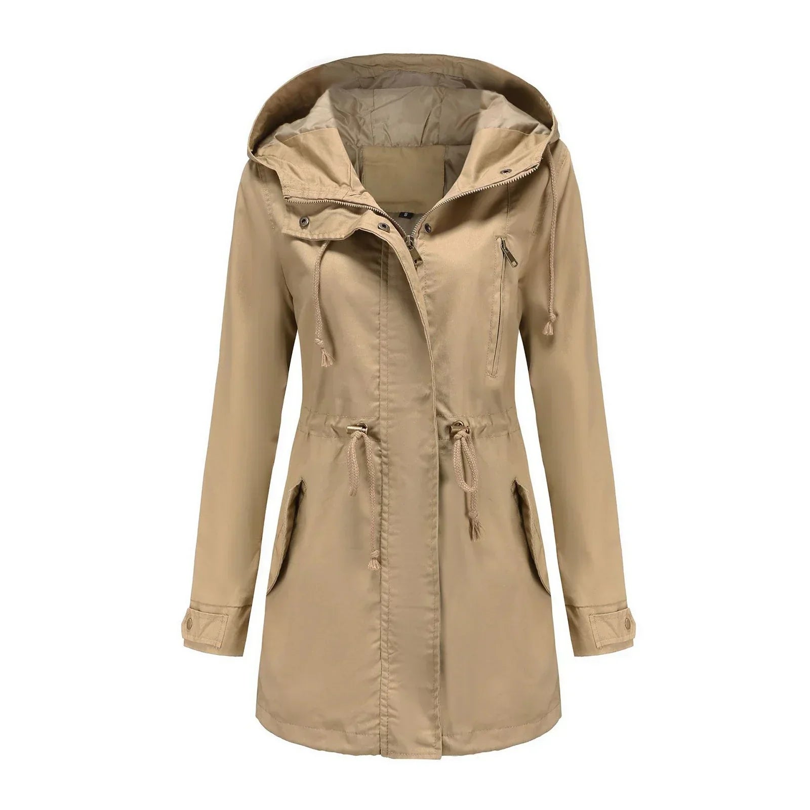 Valenzora | Trendy rain jacket with double