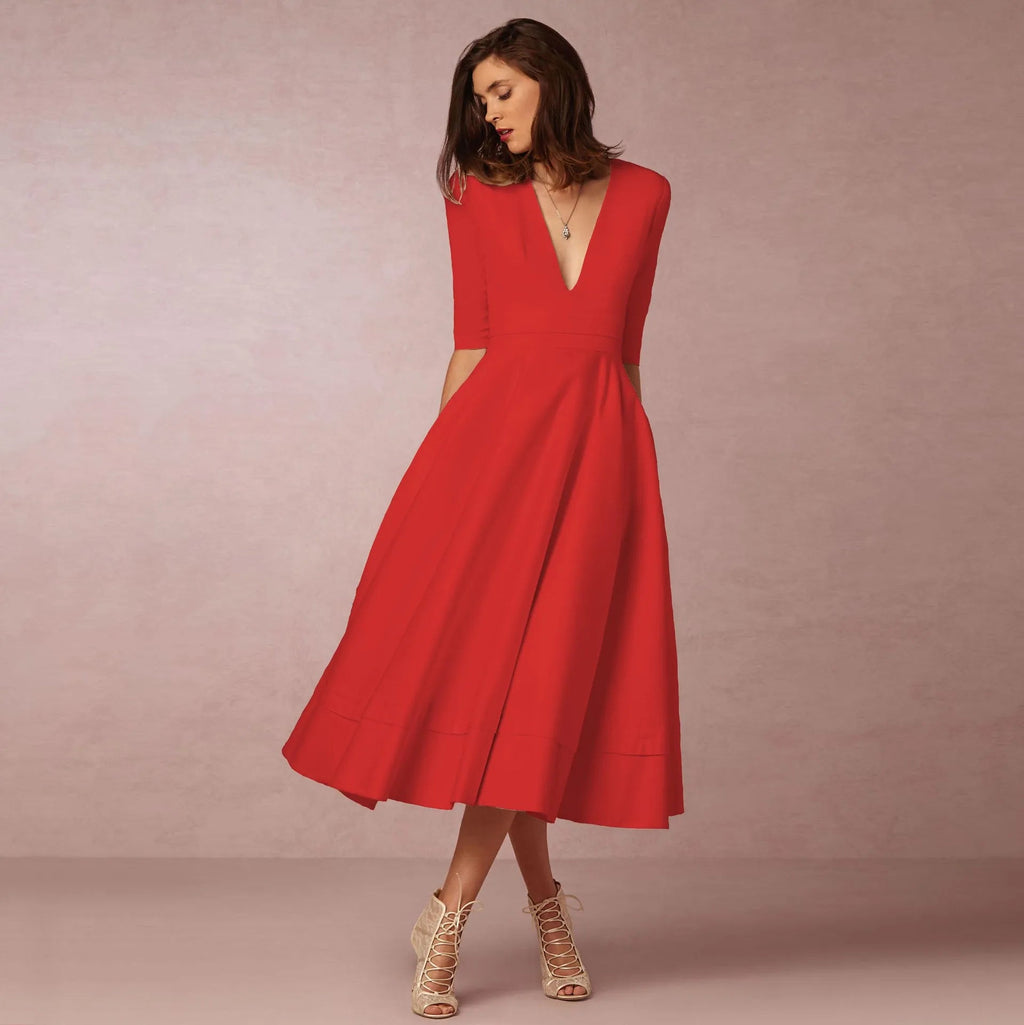 Valenzora | Elegantes langes Damenkleid