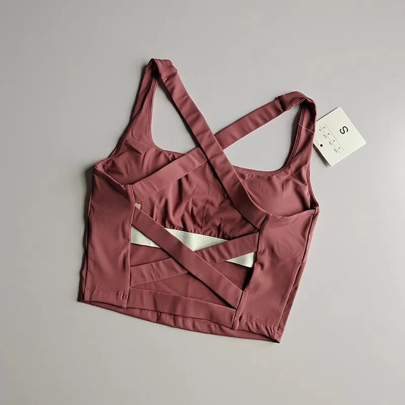 Valenzora | Cross Back Sports Bra for Women