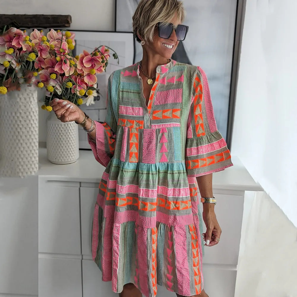 Valenzora | Stylish relaxed-fit summer dress