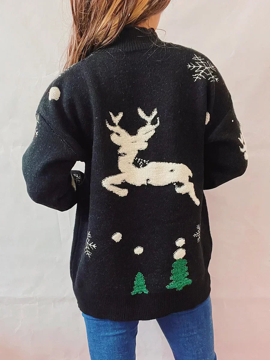 Valenzora - Ugly Christmas sweater - High neck and long sleeves