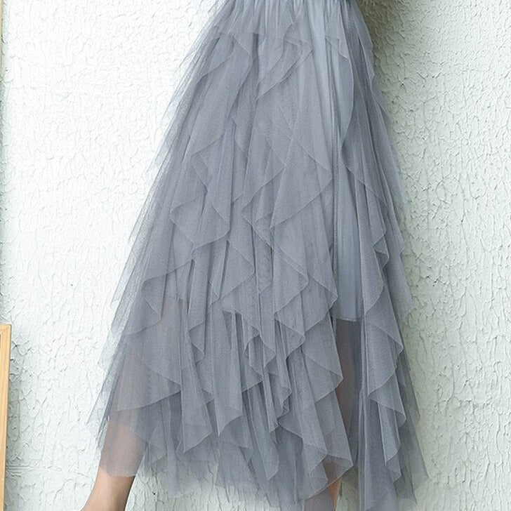 Valenzora High Waist Pleated Skirt