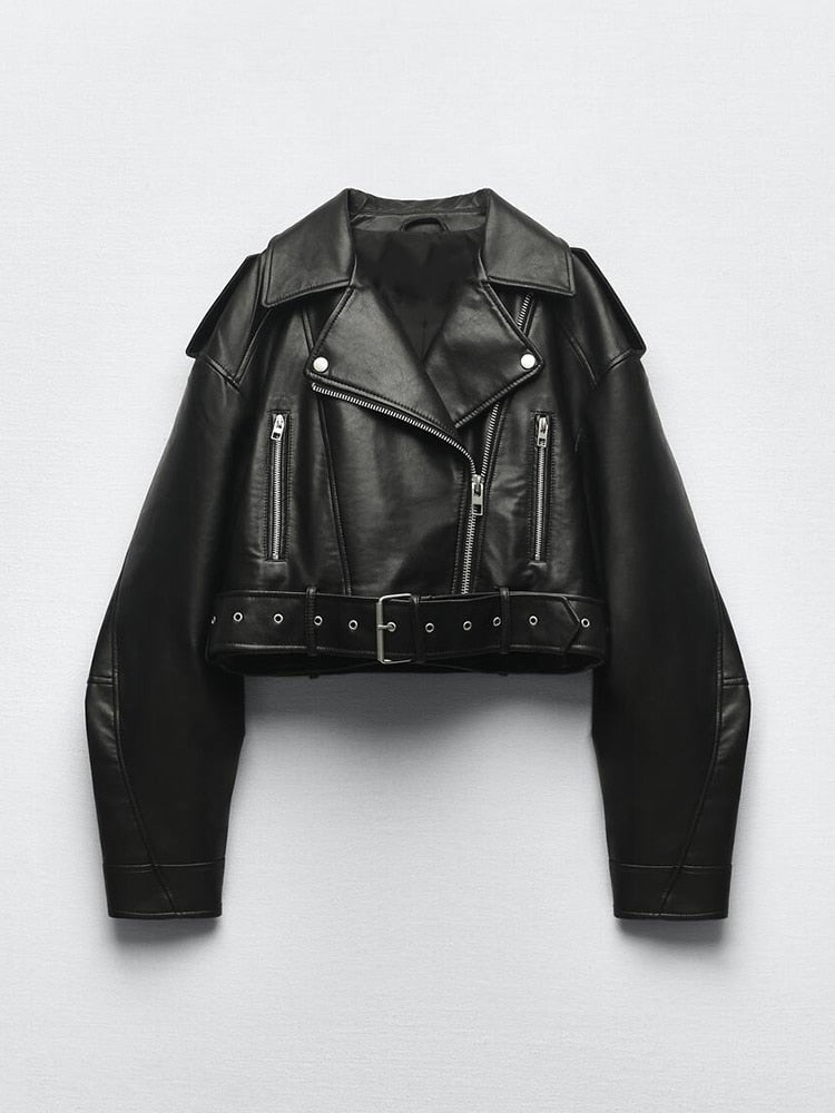 Valenzora - Vintage Jacket Made of Vegan Leather
