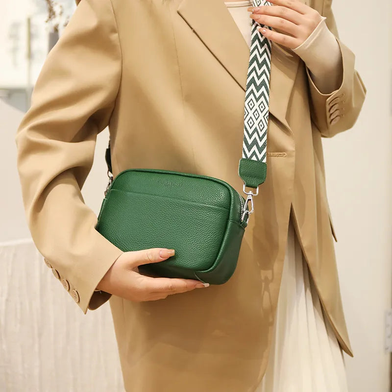 Valenzora | Leather shoulder bag for women
