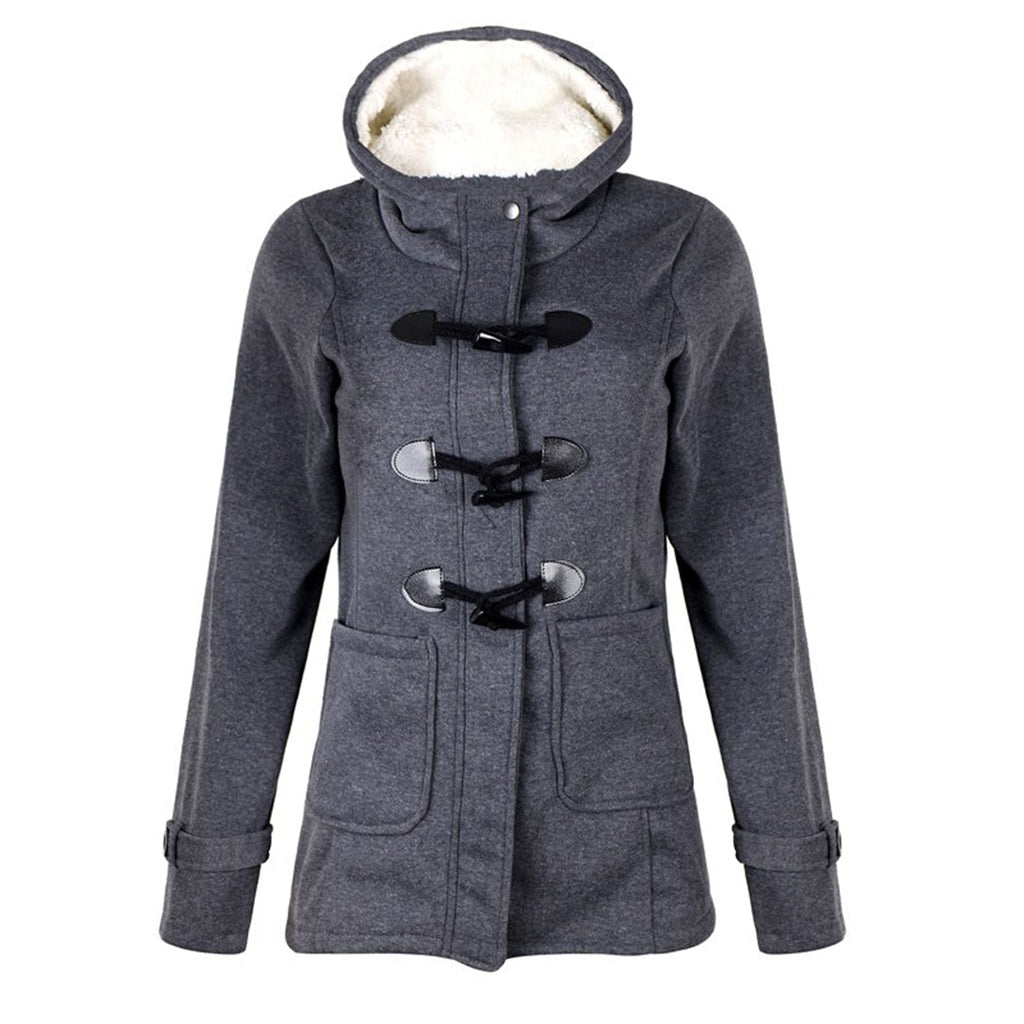 Valenzora | Women's Winter Jacket with Button Closure