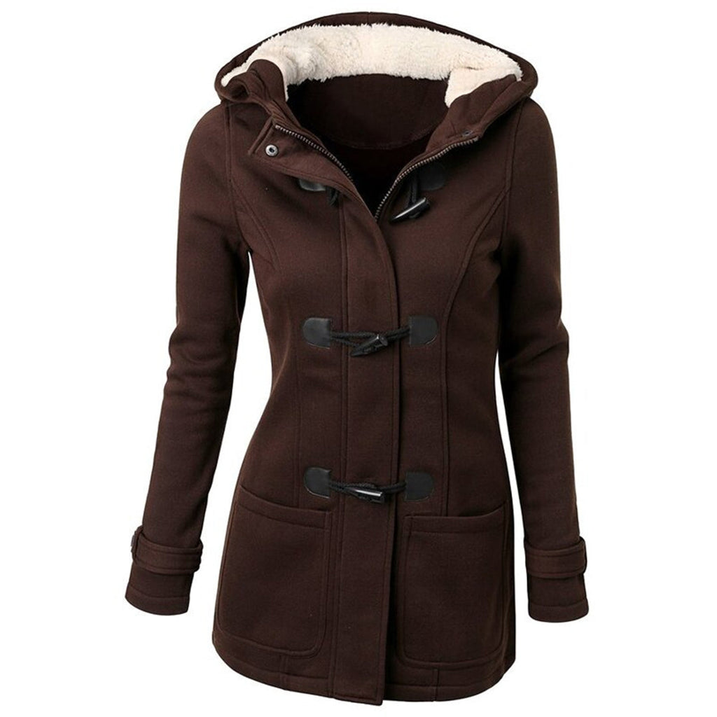 Valenzora | Women's Winter Jacket with Button Closure