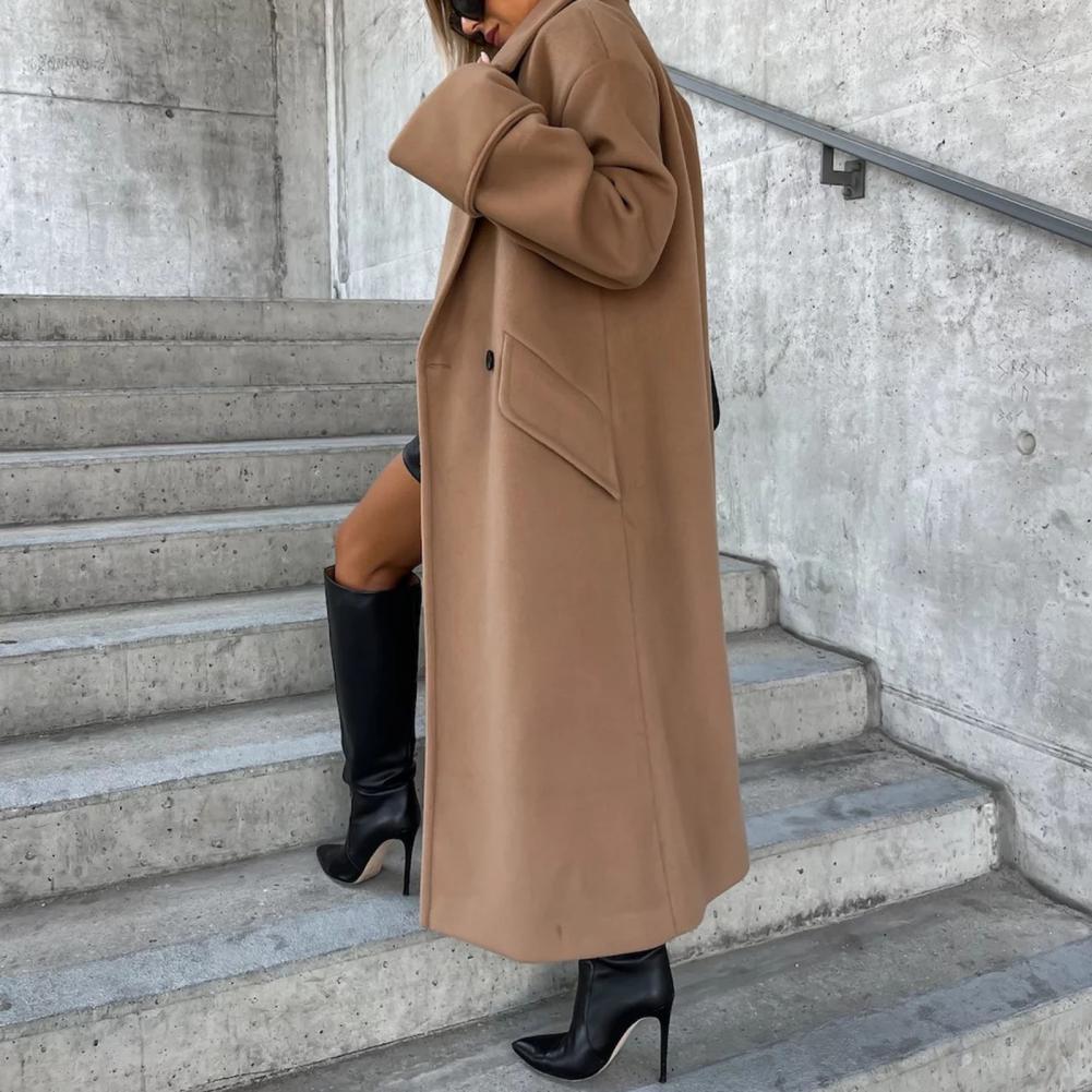Valenzora | Eleganter langer Trenchcoat