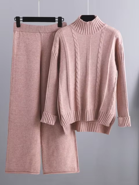 Valenzora | Modernes, elegantes zweiteiliges Strickset