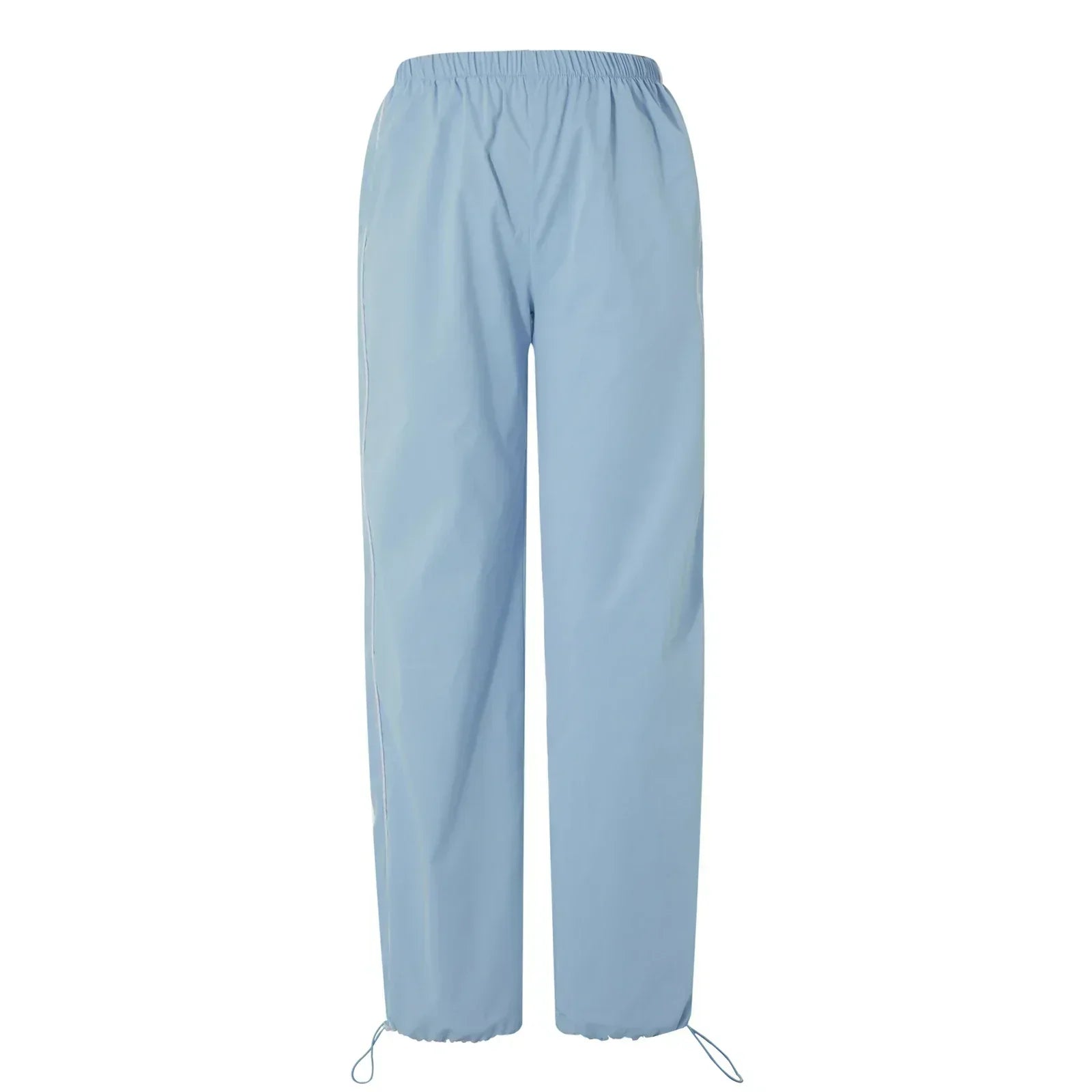 Valenzora | Women's Y2K Elastic Waist Cargo Pants Loose Solid Color Jogging Pants Tracksuit Bottoms with Pockets Streetwear