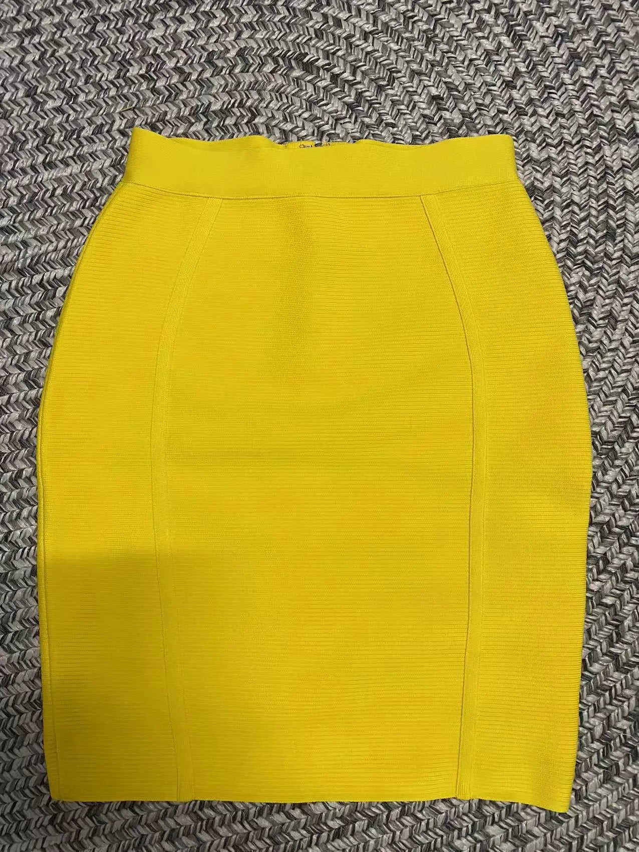 Valenzora | Gelber sexy Bodycon Minirock für Damen aus Viskose, Bandage, Mode, Nachtclub, Partykleidung, hohe Qualität