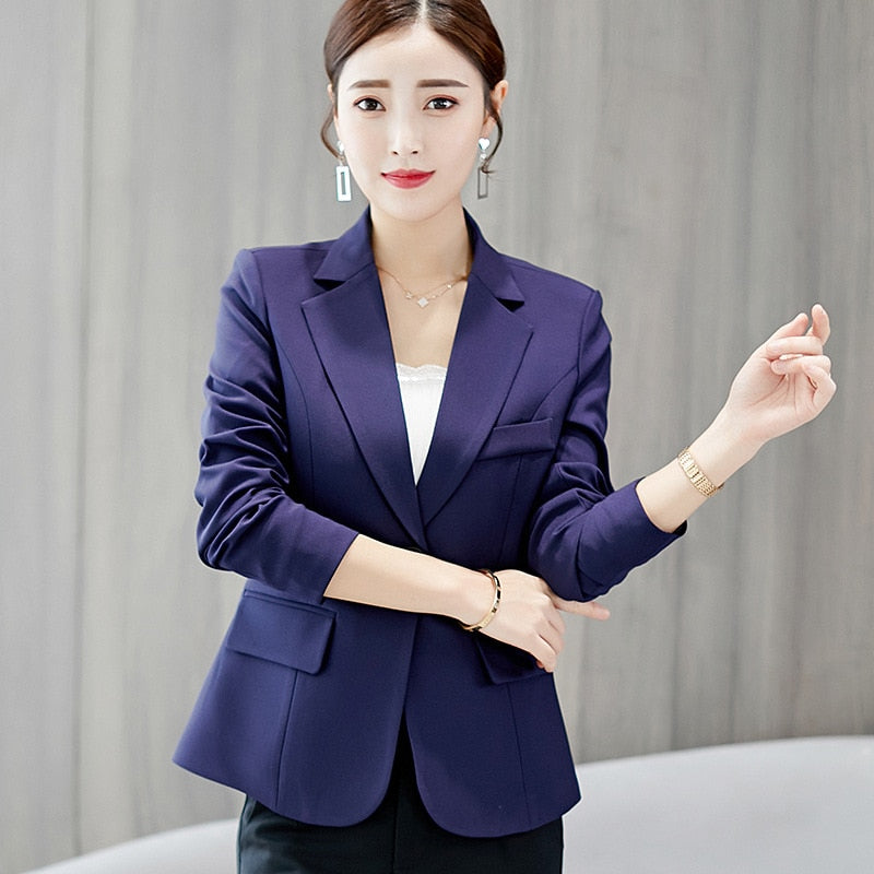 Valenzora Casual Pockets Short Blazer