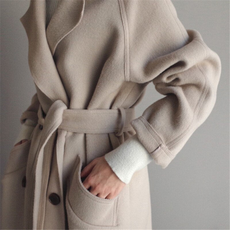 Valenzora | Langer Trenchcoat für Damen