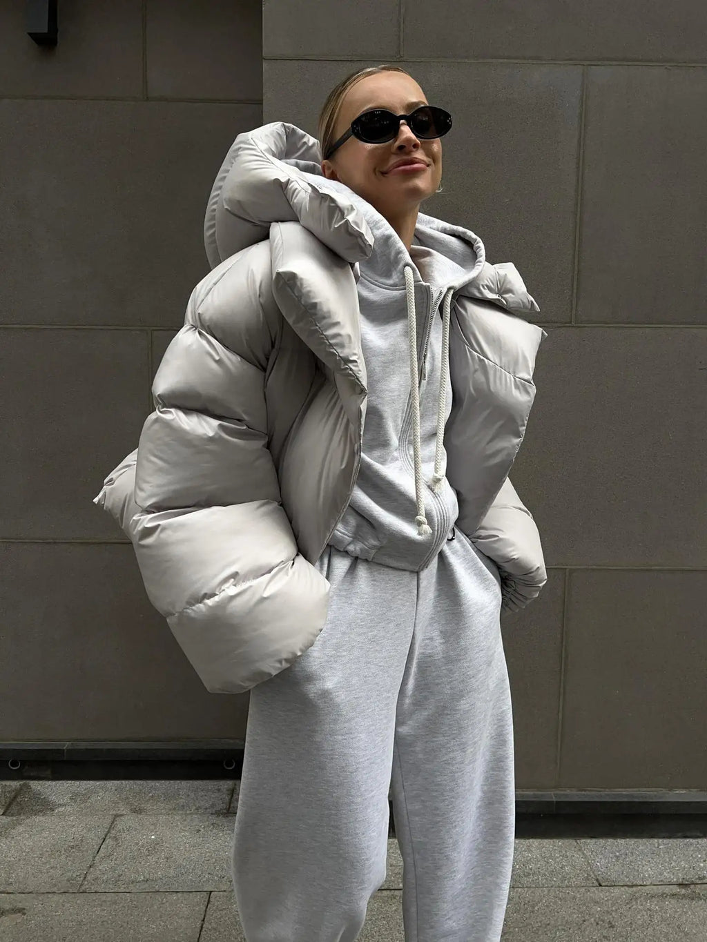 Valenzora | Oversized puffer jacket