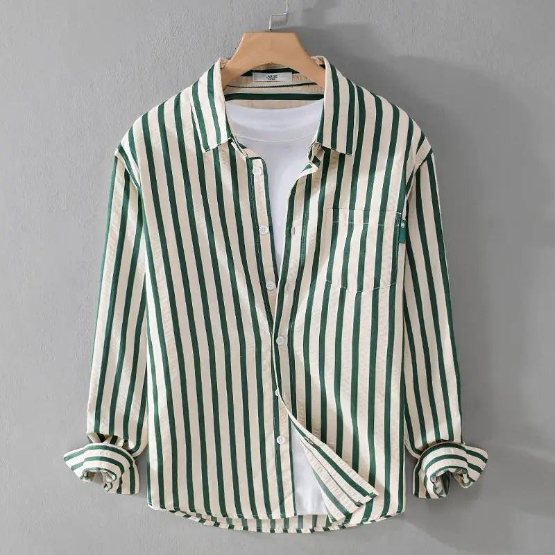 Valenzora | Stylish striped button-down shirt