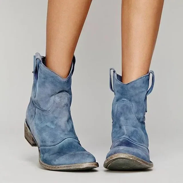 Valenzora | Stylish Western ankle boots