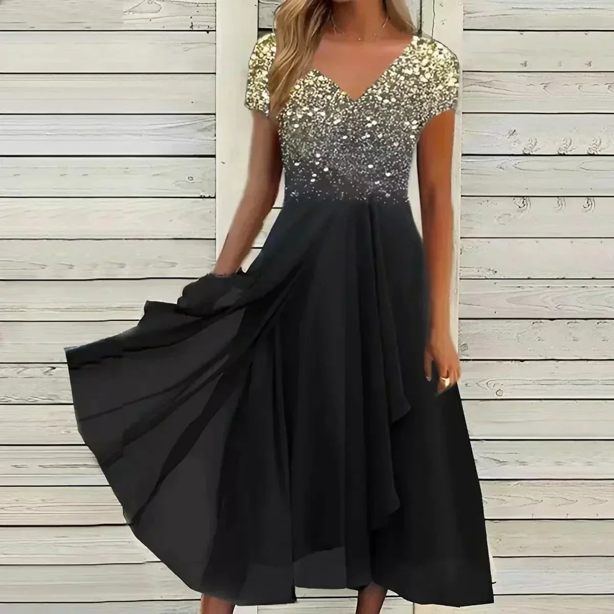Valenzora | Chiffon-Abendkleid für Damen