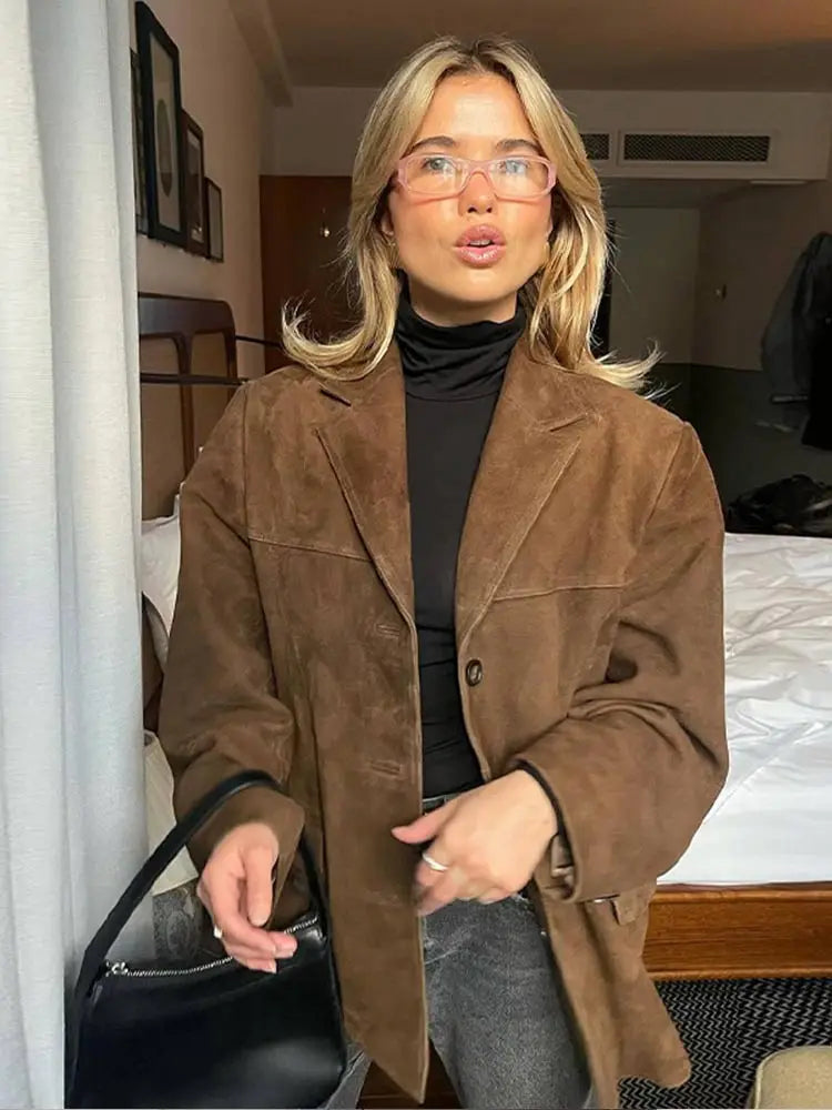 Valenzora | Jack Classic Brown Suede Jacket