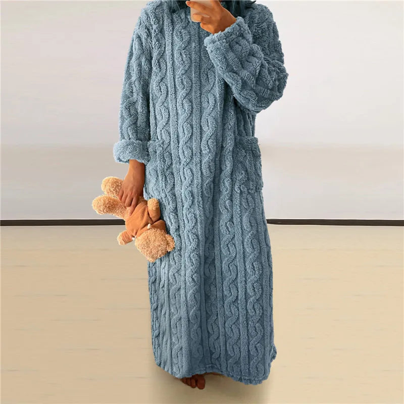 Valenzora | Fleece Teddy Dress