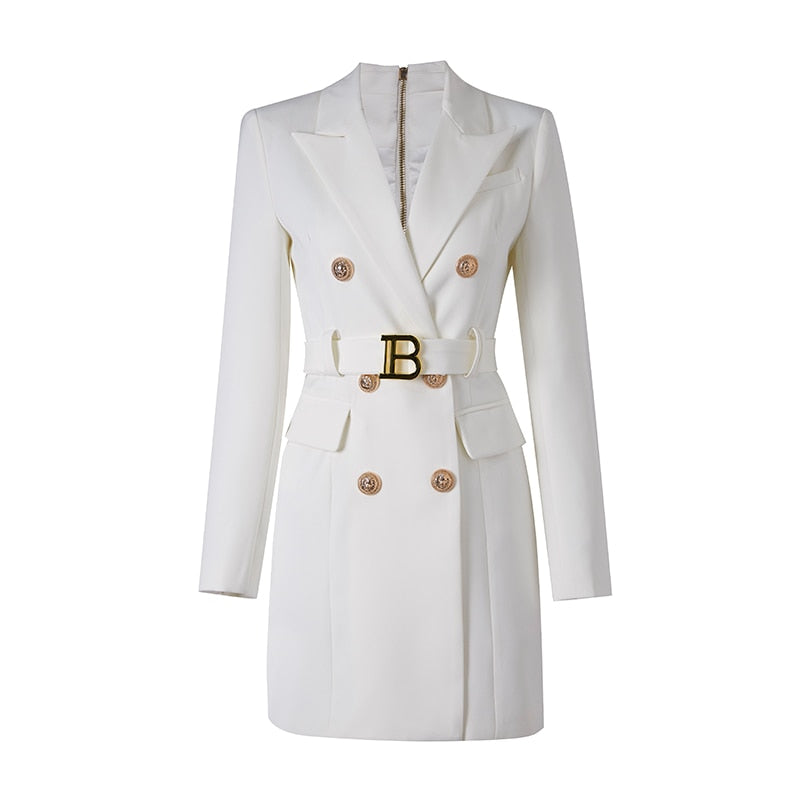 Button Art Suit Robe