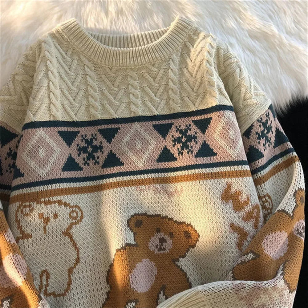 Valenzora – Hässlicher Weihnachtspullover – Süßer Bärenpullover für Paare