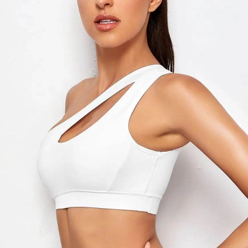 Valenzora | One-Sided Push-Up Shockproof Sports Bra for Women
