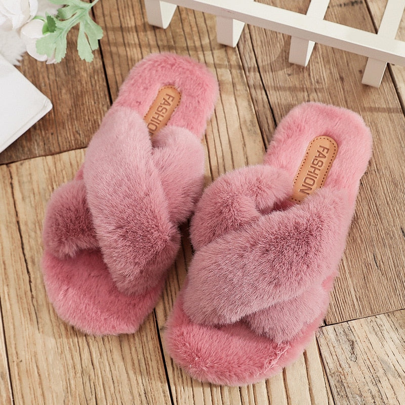 Valenzora | Winter Fluffy Slippers with Cozy Warmth for Women