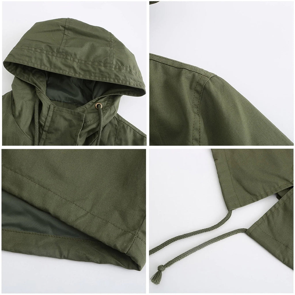 Valenzora Elegante Wasserdichte Outdoor-Regenjacke für Damen | Perfekt für Outdoor-Aktivitäten
