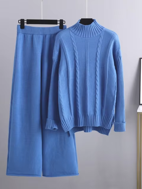 Valenzora | Modernes, elegantes zweiteiliges Strickset