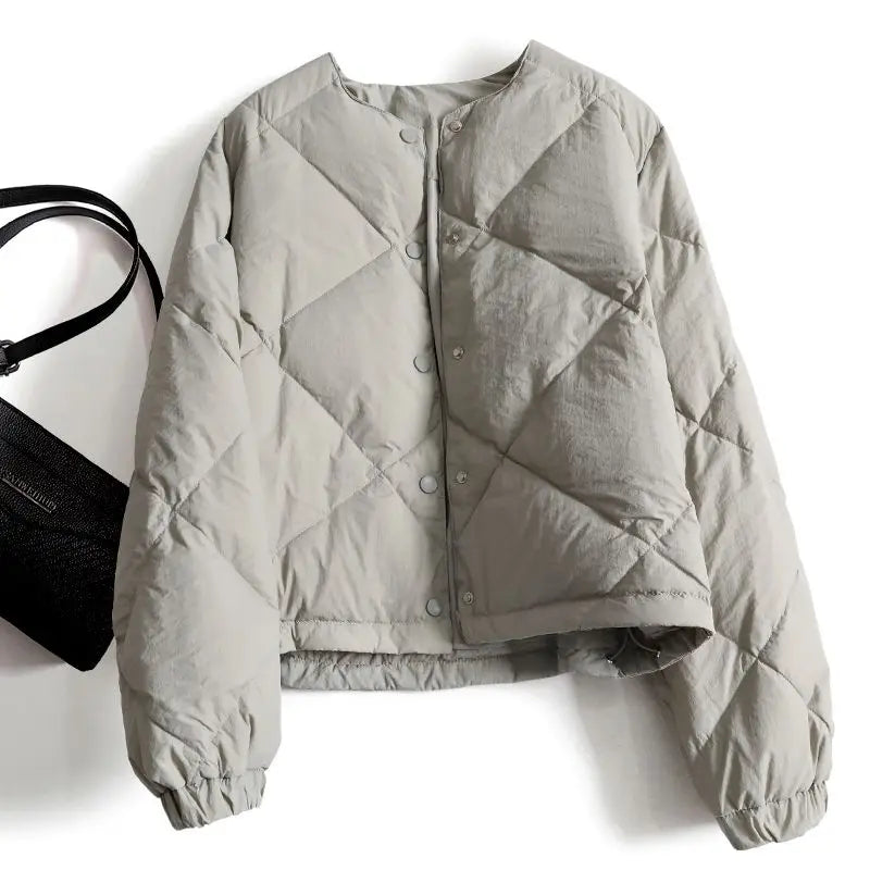 Valenzora | Lightly padded jacket with snap button closure