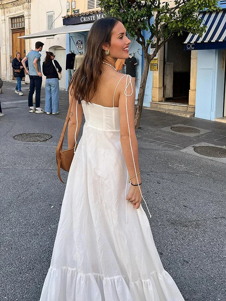 Spaghetti strap casual dress