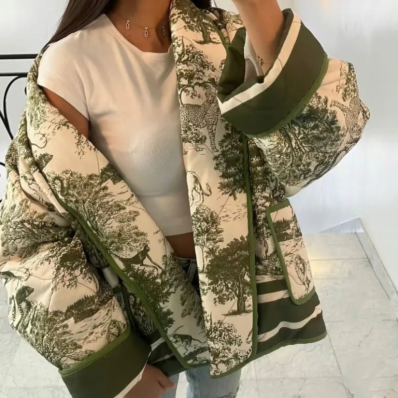 Valenzora | Elegant printed jacket for women