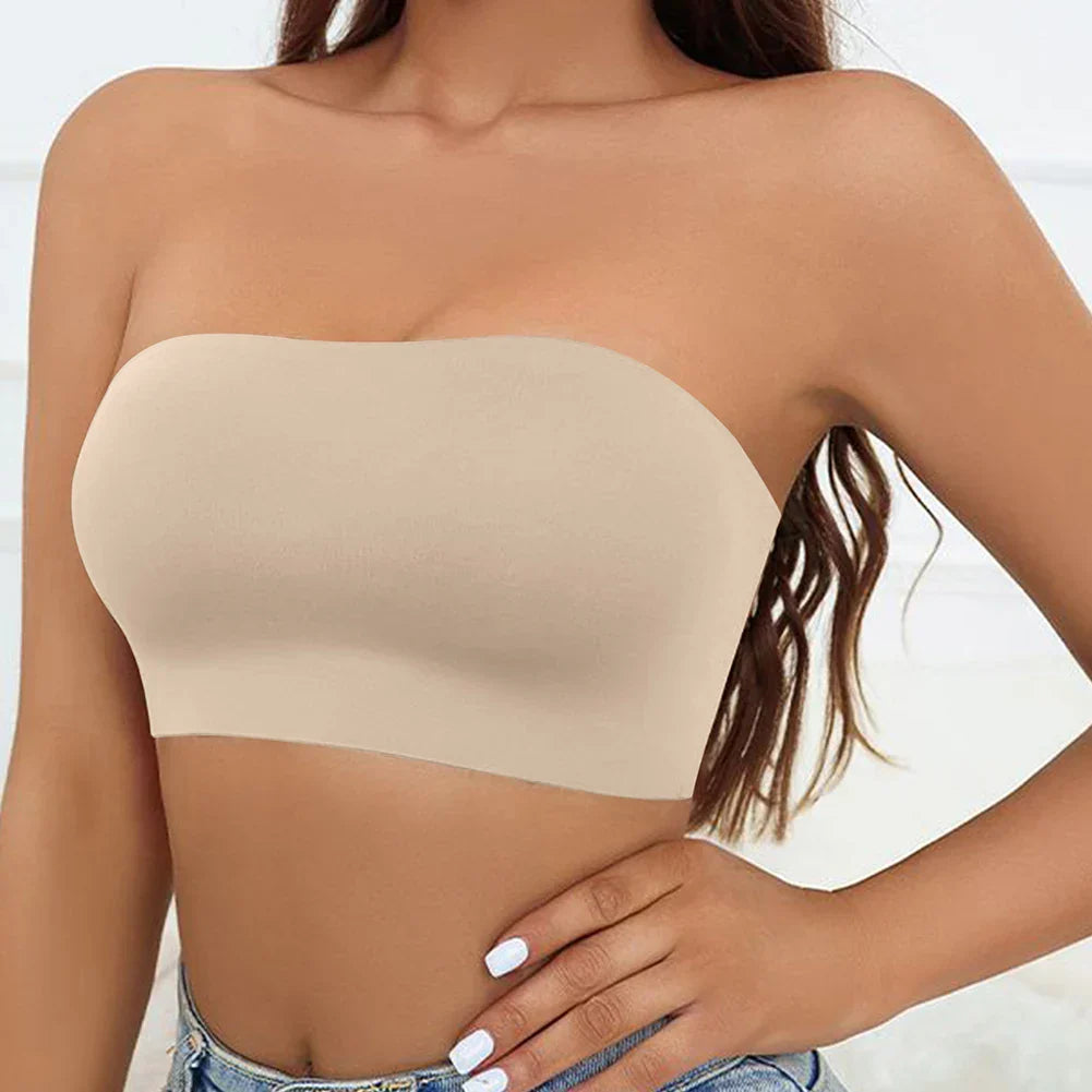 Valenzora | Strapless Bandeau Bra For Breathable Comfort For Women