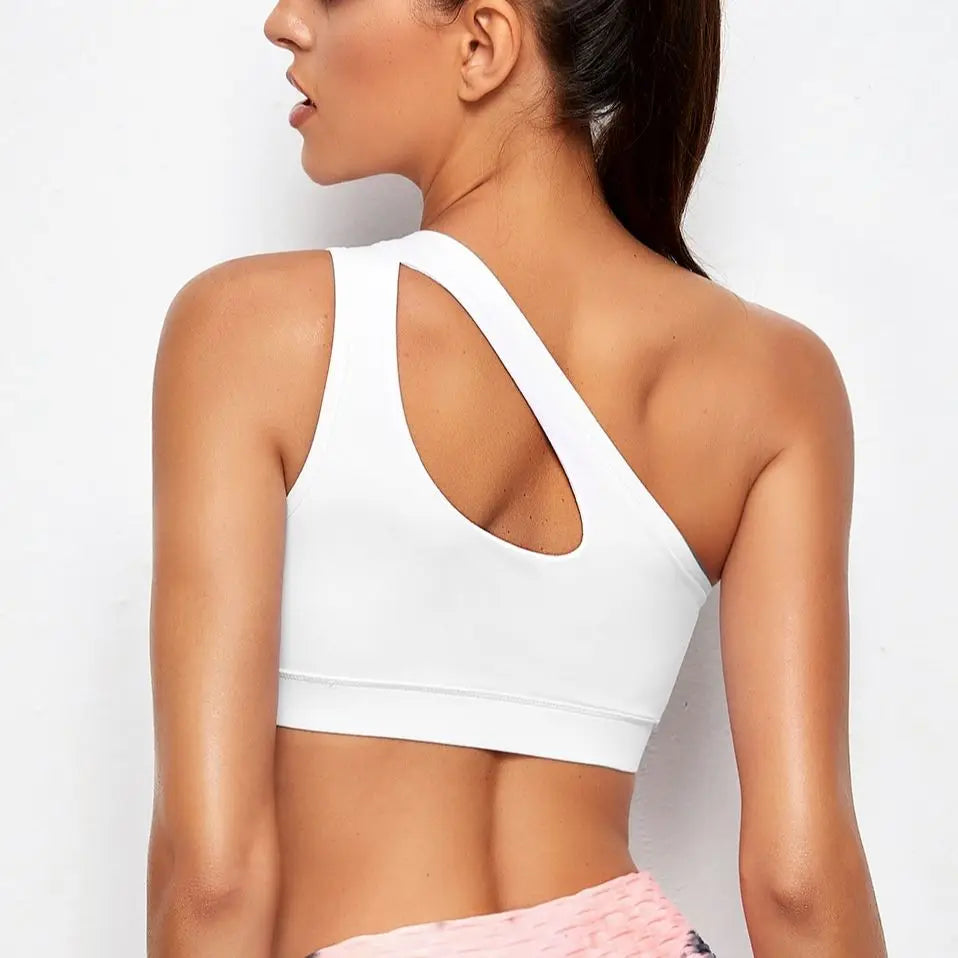 Valenzora | One-Sided Push-Up Shockproof Sports Bra for Women