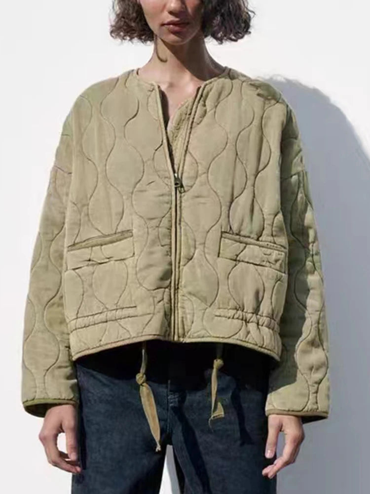 Valenzora | Oversized Vintage Padded Women's Jacket