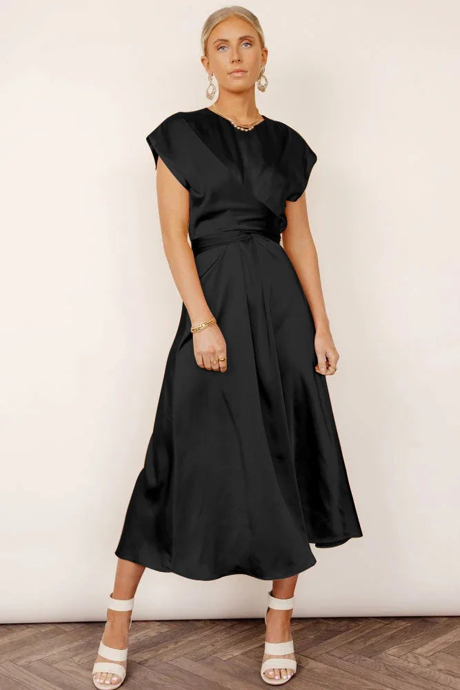Valenzora | Elegant party dress made of satin silk