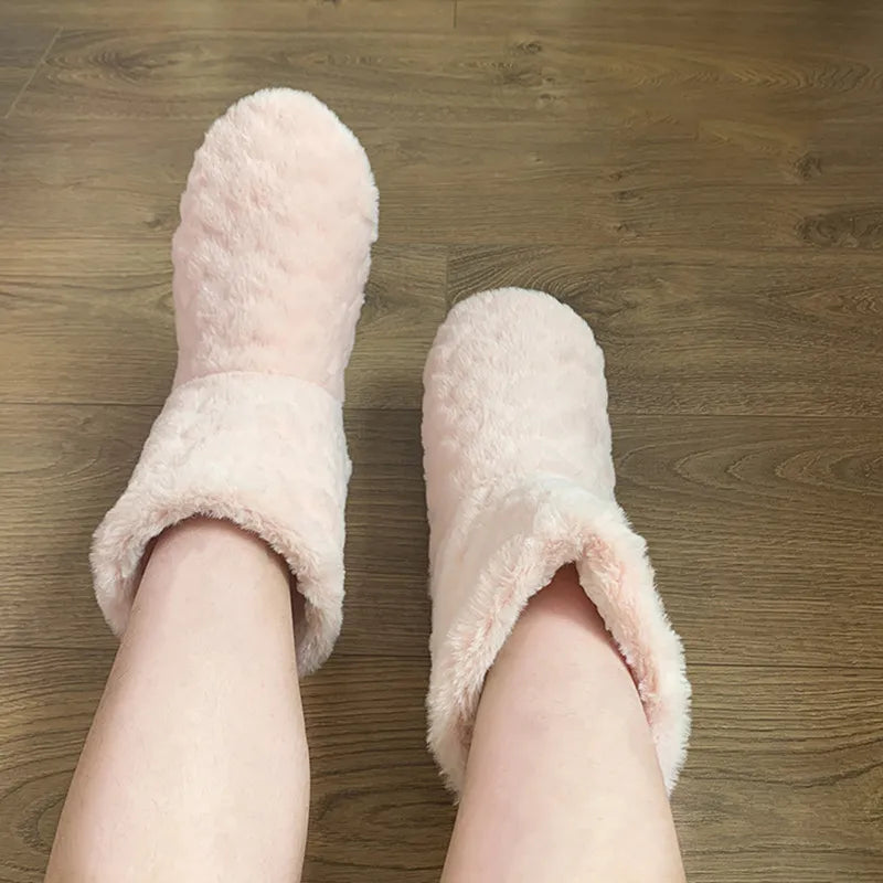 Valenzora | Plush slippers - cozy fleece slippers