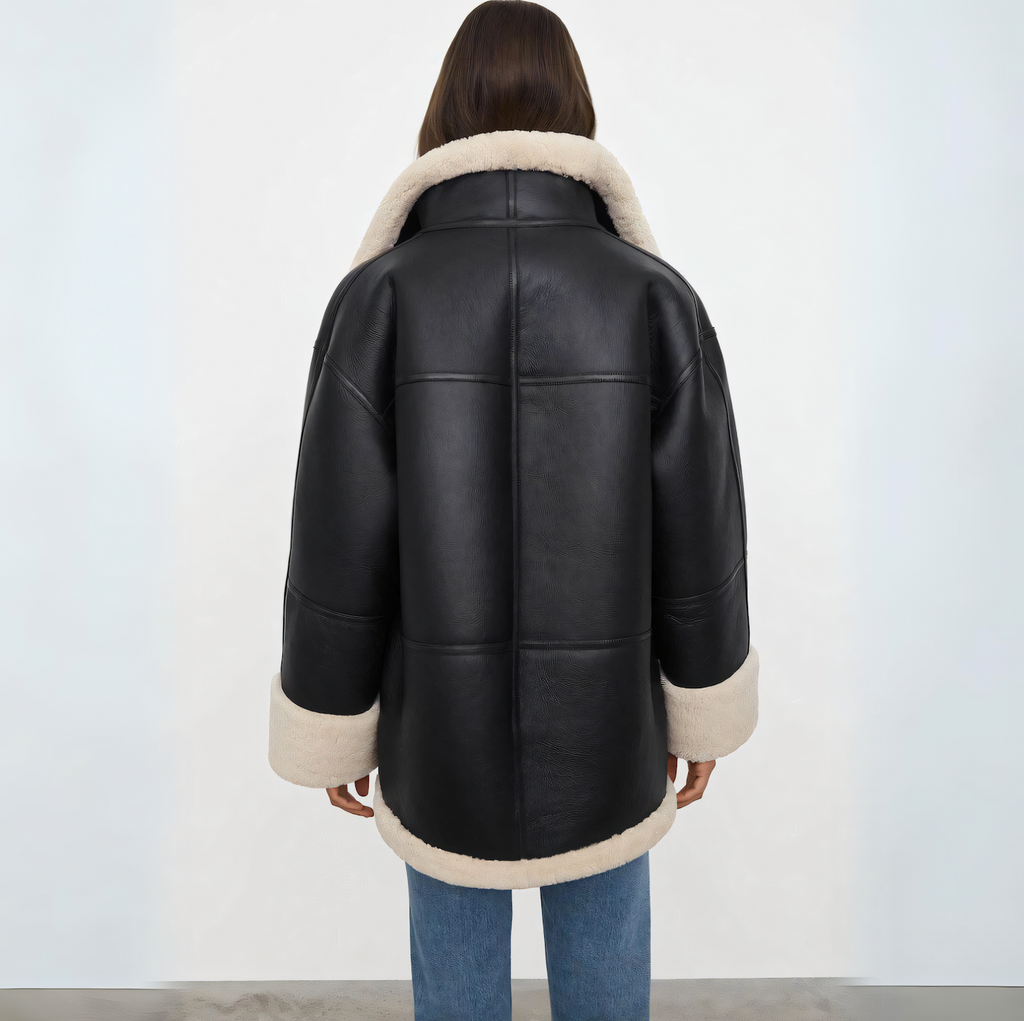 Valenzora | Luxury winter jacket with fur lining