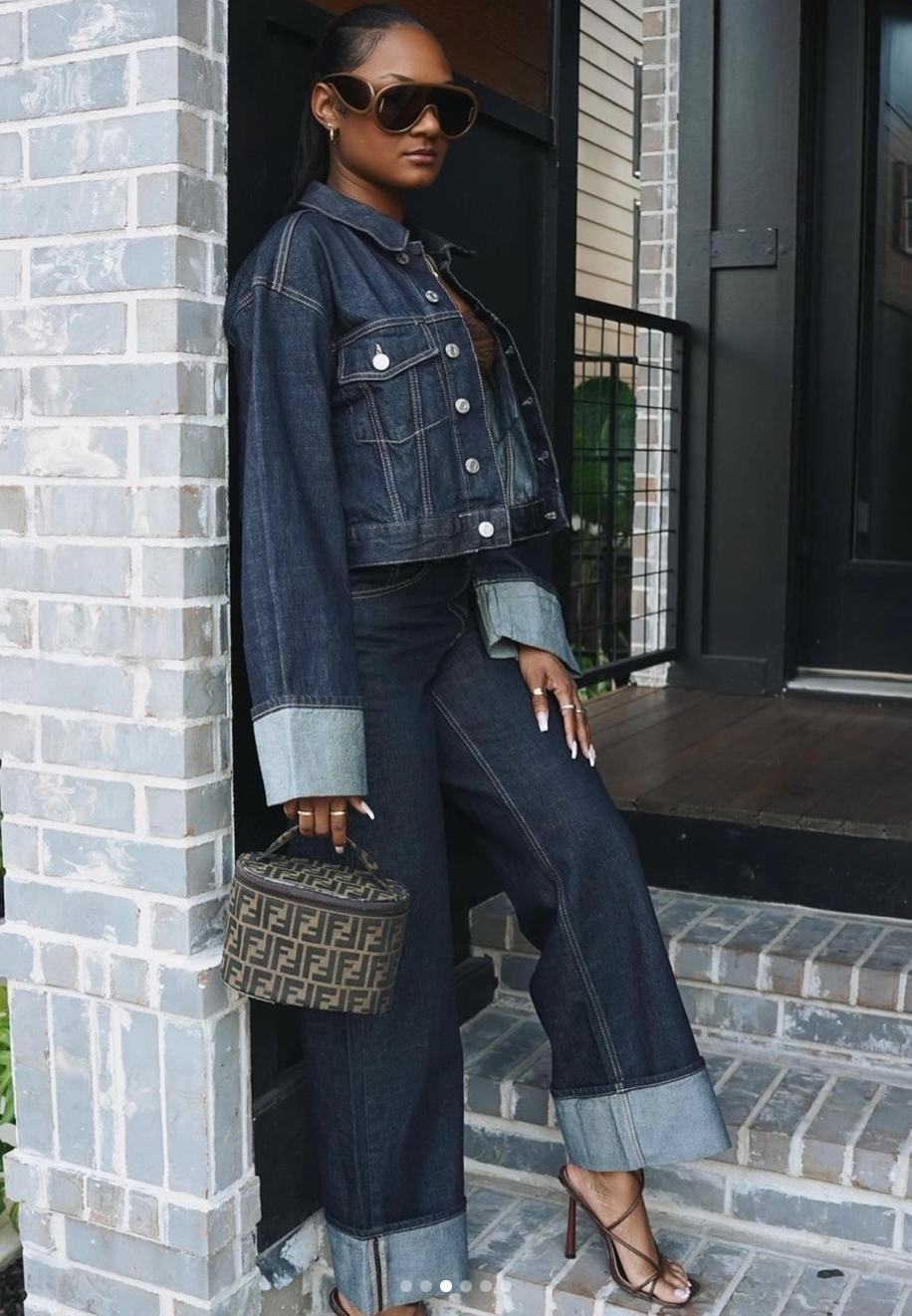 Valenzora | Denim Oversized Set for Women